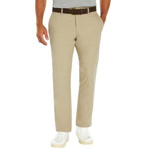 Banana Republic Men's Performance Pants Tan Khaki Chino Size 38x31 Slacks Pocket